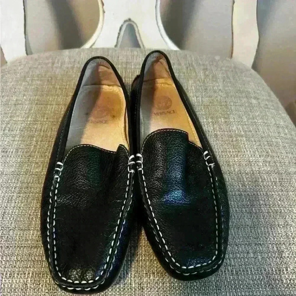 VERSACE Women’s Leather Mocassin Size 38/7.5 - Picture 4 of 9